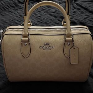 Coach Rowan in Signature Canvas Hay